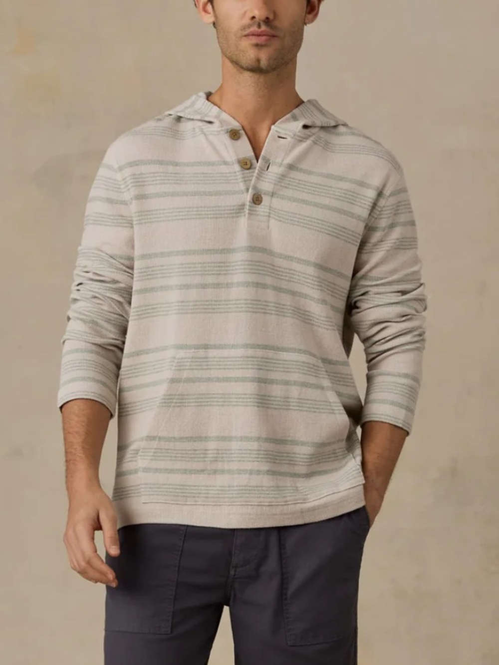 Faherty Men Oasis Hoodie Medium NWT